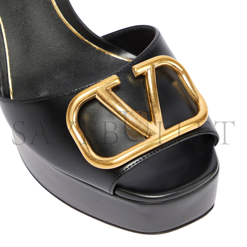 VALENTINO VLOGO PLATFORM HEELED SANDALS 5W2S0FG2DSH0NO